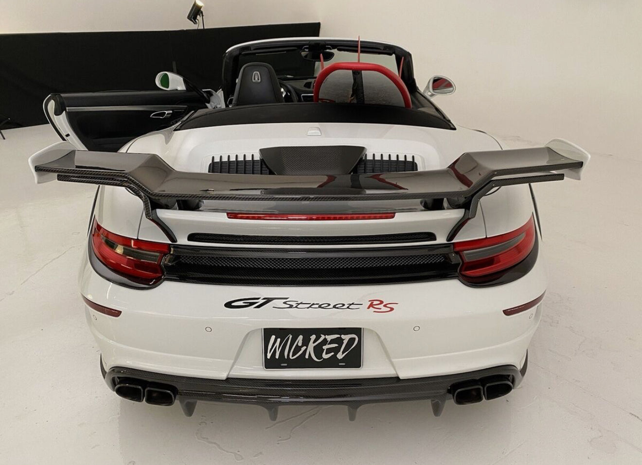 Porsche 991 Turbo GT Street Bi-Wing spoiler – WICKED MOTOR WORKS