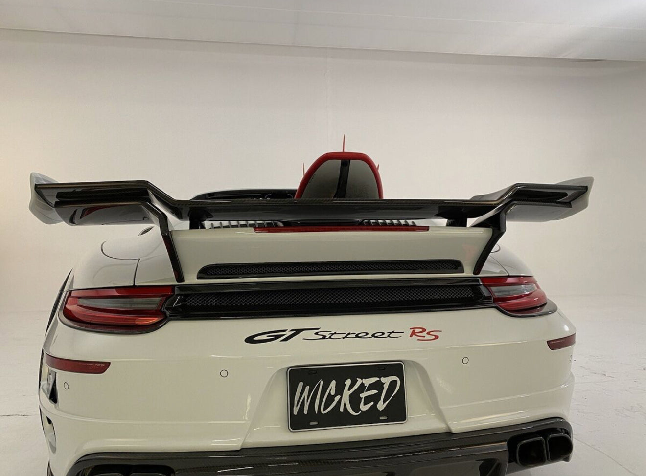 Porsche 991 Turbo GT Street Bi-Wing spoiler – WICKED MOTOR WORKS