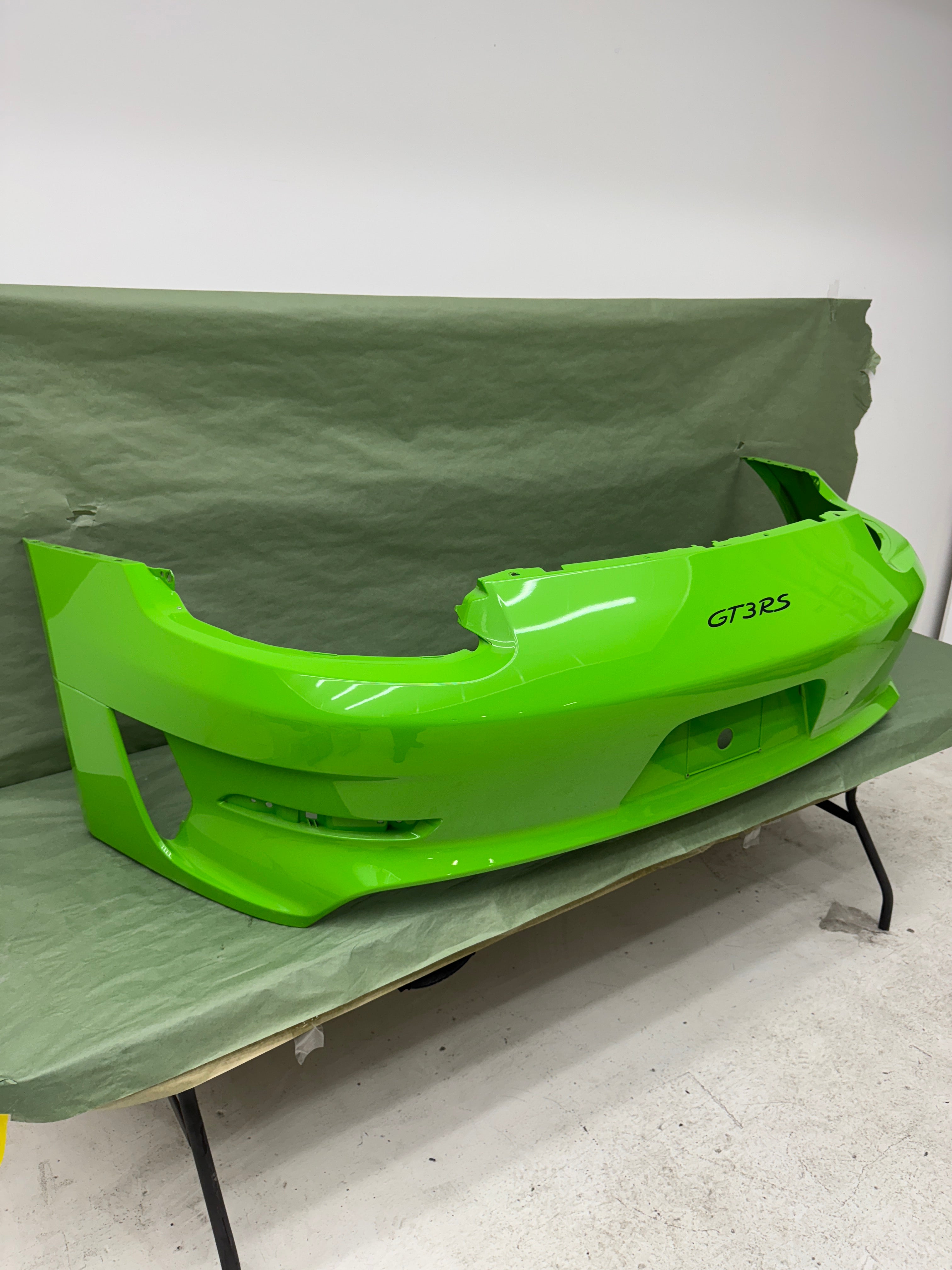 Porsche OEM Factory  991.2 GT3RS rear bumper cover In green