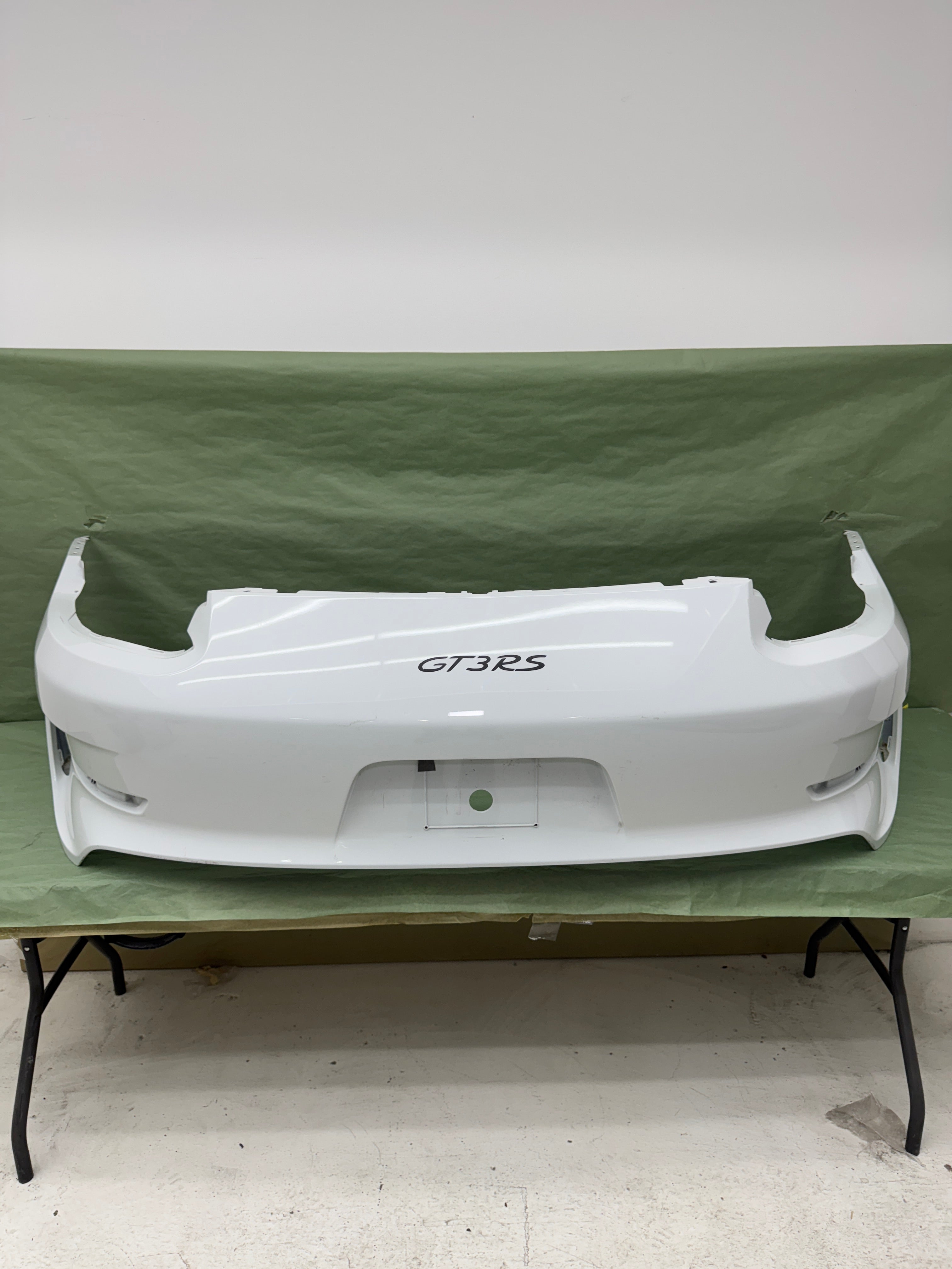 Porsche OEM Factory  991.2 GT3RS rear bumper cover  In white