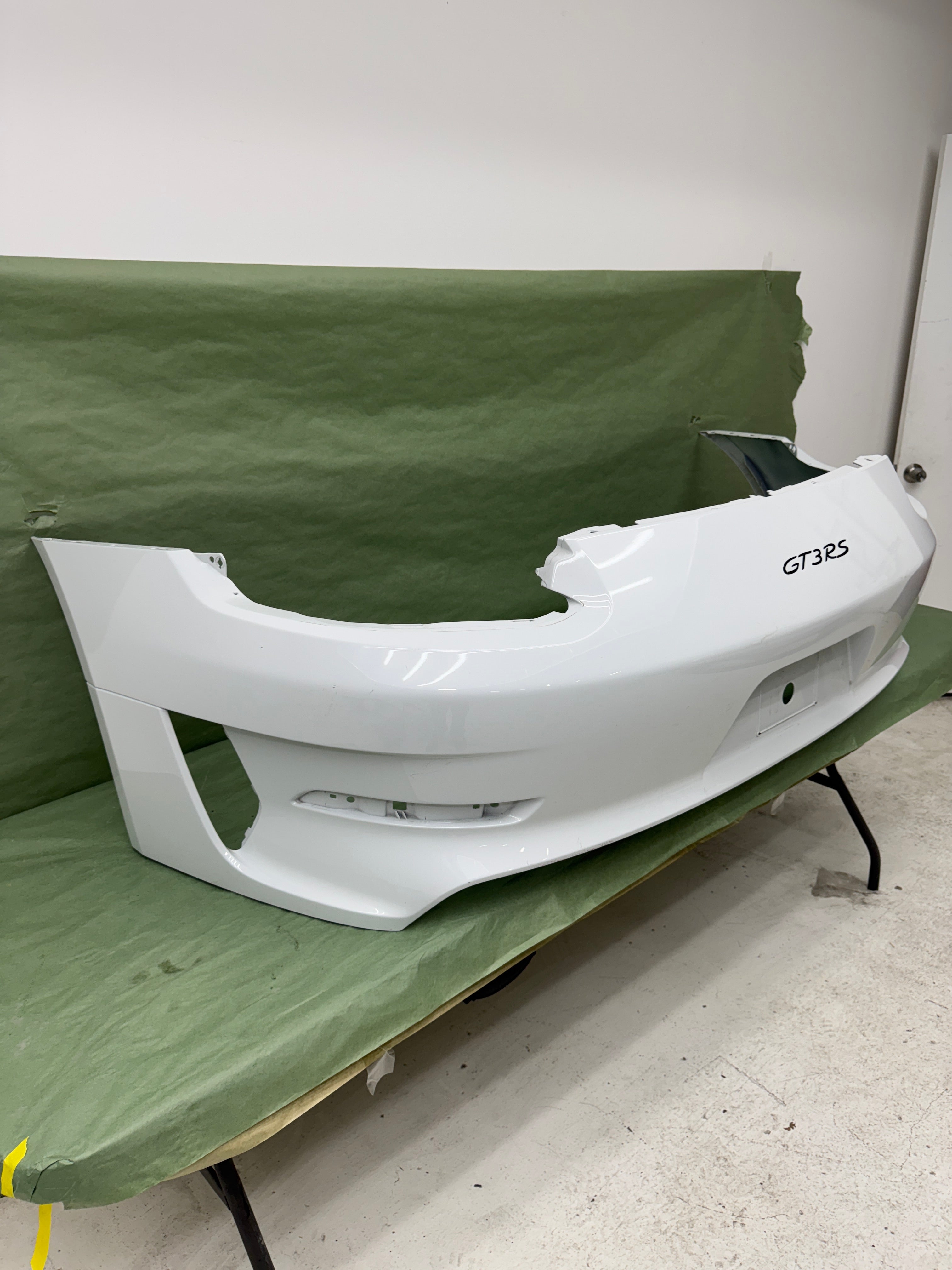 Porsche OEM Factory  991.2 GT3RS rear bumper cover  In white