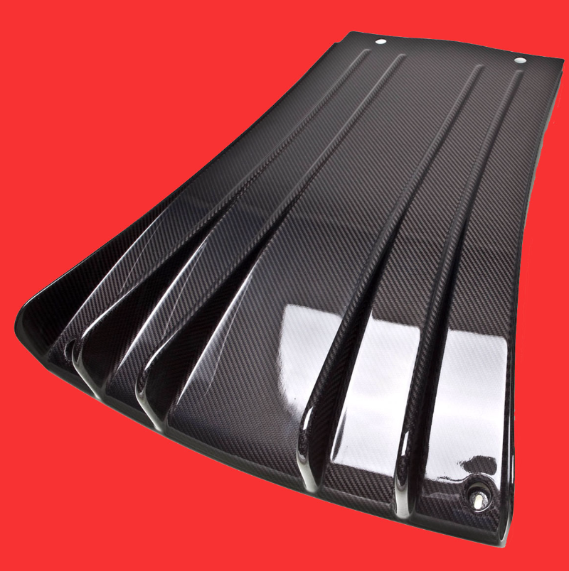 Porsche 997 Turbo Carbon Fiber Rear Bumper Diffuser – WICKED MOTOR WORKS