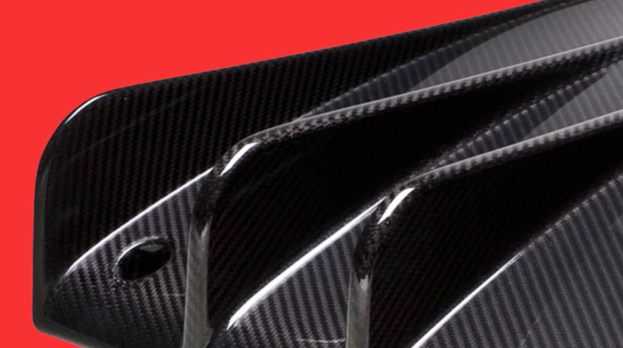 Porsche 997 Turbo Carbon Fiber Rear Bumper Diffuser – WICKED MOTOR WORKS